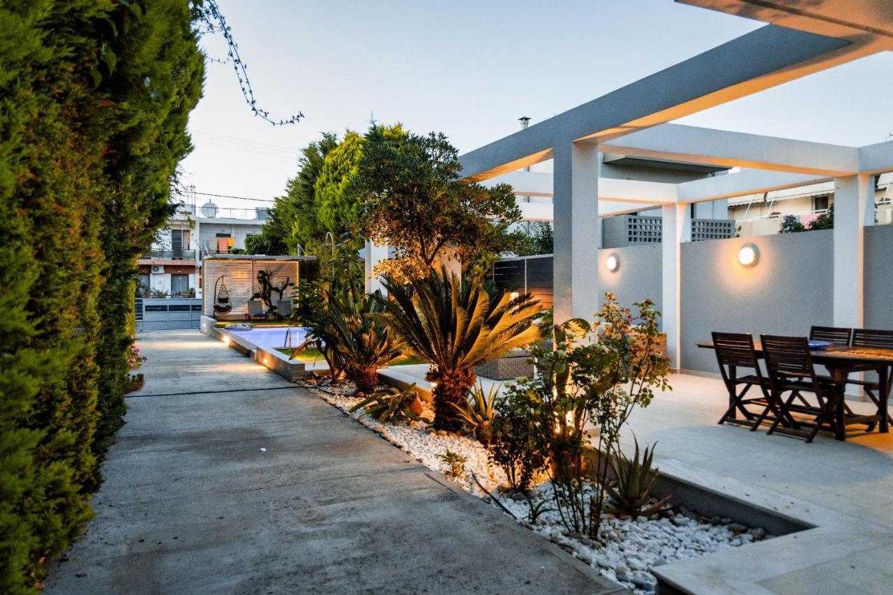 Luxury Villa Hestia Grey With Private Pool Rethimnon Buitenkant foto