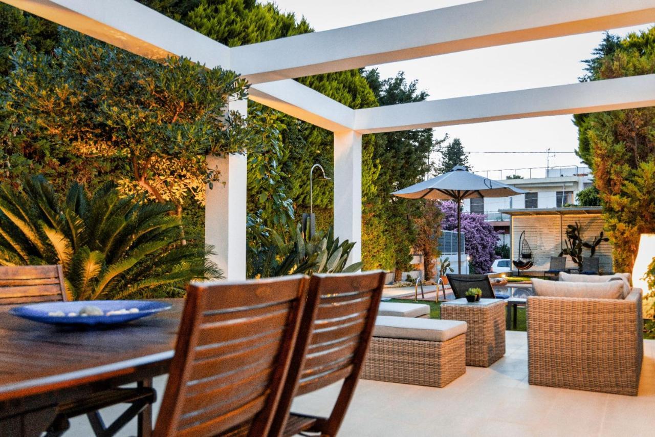 Luxury Villa Hestia Grey With Private Pool Rethimnon Buitenkant foto