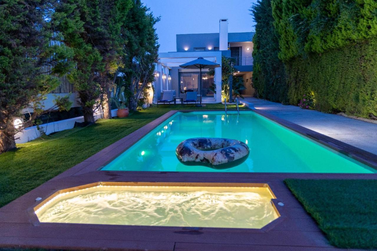 Luxury Villa Hestia Grey With Private Pool Rethimnon Buitenkant foto